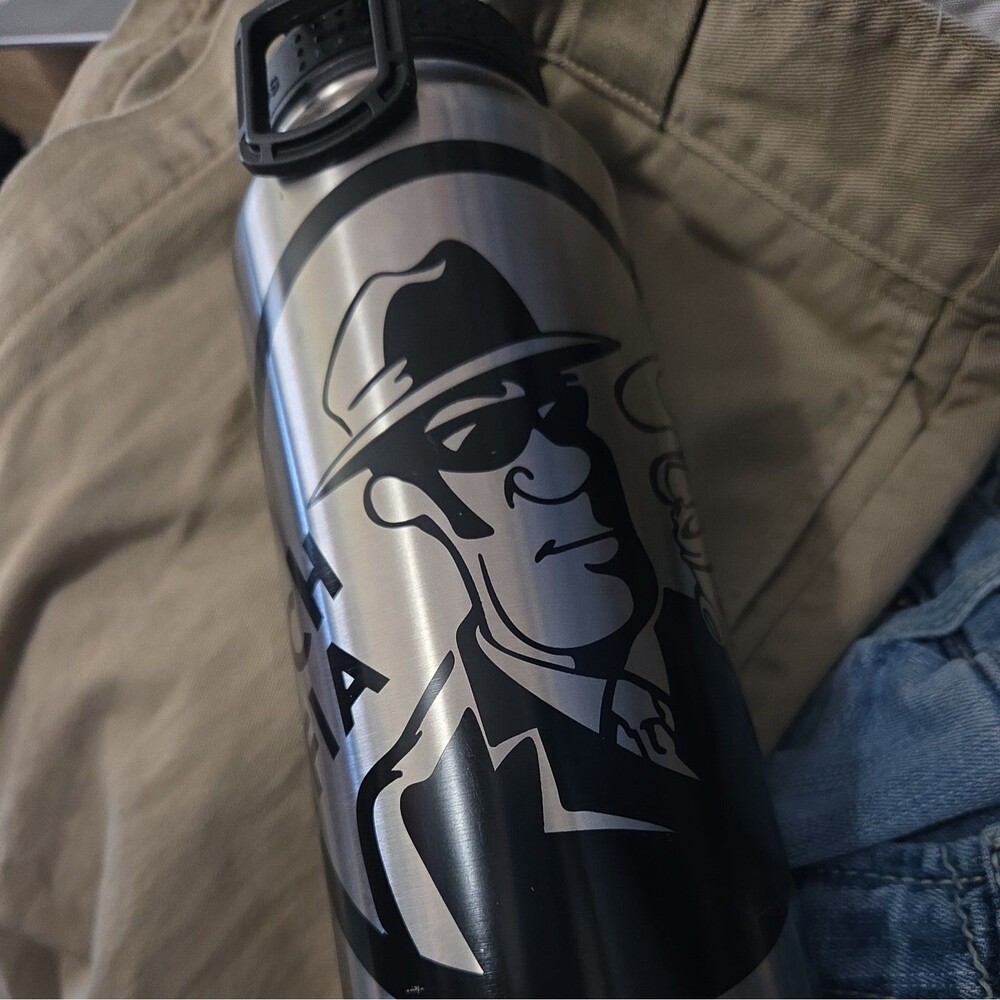 RARE Dutch Bros Coffee Dutch Mafia 32oz Stainless Steel Travel Tumbler not used